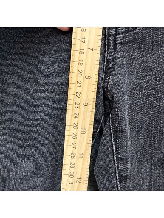 Madewell Jeans Womens 24 Black Denim Button Fly Skinny - Picture 5 of 13